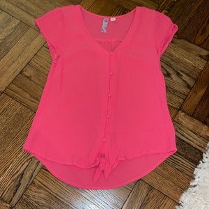 alya pink top size xs